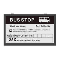 Appareil d'affichage numérique intelligent à encre électronique personnalisé, arrêt de bus, écran noir et blanc, affichage mural LCD