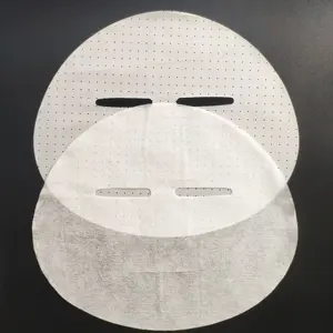 Лидер продаж, 100% натуральная биоразлагаемая хлопковая маска для лица, лист для красоты лица