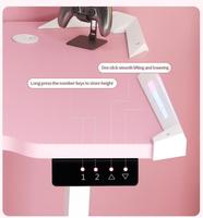 Mobilier de bureau moderne bureau debout électrique bureau élévateur personnalisé couleur rose bureau élévateur Table ergonomique réglable en hauteur