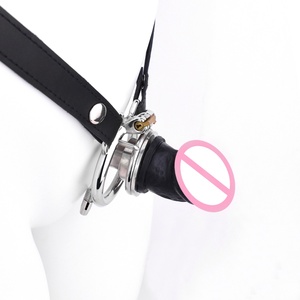 FRRK Male Chastity Belt Silicone <b>Dildo</b> Head Penis Cage Negative Cb Lock Chastity Cage Male Penis Lock Sex Toys - Product Image 5