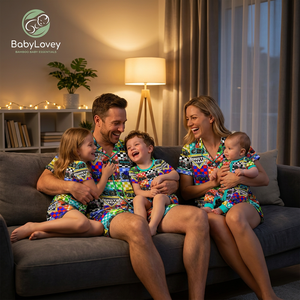 Babylovey Pijamas Personalizados <span class=keywords><strong>de</strong></span> Bambú Premium para Mamá <span class=keywords><strong>e</strong></span> <span class=keywords><strong>Hija</strong></span>, Ropa <span class=keywords><strong>de</strong></span> Dormir Familiar a Juego para <span class=keywords><strong>Madre</strong></span> <span class=keywords><strong>e</strong></span> <span class=keywords><strong>Hija</strong></span> - Product Image 4