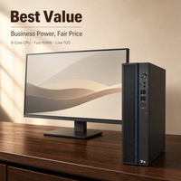 Paket Desktop Operasi Kantor Harian Zhaoxin KX U6780A 8 Core 16GB RAM 512GB NVME SSD Grafis Terintegrasi 8L Light Chassis