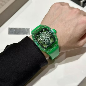 Reloj Mecánico Transparente de Fibra de Carbono para Hombre, Relojes de Lujo al por Mayor - Product Image 6