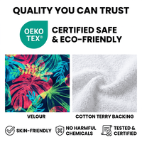 Poncho de surf en velours de coton imprimé sur mesure 400-450 GSM, teinture réactive, résistant à la décoloration, serviette de change à capuche pour la plage