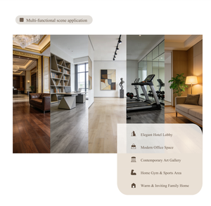 Mistico nodo grigio <span class=keywords><strong>Parquet</strong></span> 600x600x15mm moderno <span class=keywords><strong>pavimento</strong></span> in rovere bianco Click-Lock arte geometrica superficie ABcd <span class=keywords><strong>per</strong></span> Villa camera da letto del parco - Product Image 6