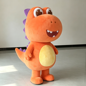 Costume de Mascotte Dragon en Mousse 3D de Haute Qualité UYEAH OEM, MOQ 1PC, Personnalisé, Doux, pour Adulte, Animal, Dinosaure - Product Image 4