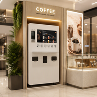 Distributeur automatique de boissons multiples et de café MR2 avec écran publicitaire à interface personnalisée pour aéroports et centres commerciaux