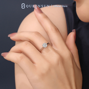 <span class=keywords><strong>Anillo</strong></span> de Compromiso Solitario con Diamante Cultivado en Laboratorio IGI de Oro de 18K, Corte Brillante, 1 Quilate, <span class=keywords><strong>Anillo</strong></span> de Lujo para Novia, Regalo de Aniversario para Mujer - Product Image 4