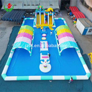 Tongcai OEM ODM Équipement aquatique gonflable en PVC robuste et écologique pour parc aquatique extérieur, équipement de dérive, capacité 50+ personnes, pour lac - Product Image 5