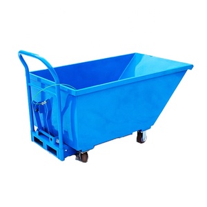 อุปกรณ์เสริมรถยกอุตสาหกรรม ถังบรร<span class=keywords><strong>จ</strong></span>ุแบบเทเองได้ ทำ<span class=keywords><strong>จ</strong></span>ากสแตนเลส รับน้ำหนัก 1000-2500 กก. ได้รับการรับรองมาตรฐาน ISO9001 ยี่ห้อ JIDA สำหรับขยะ - Product Image 5