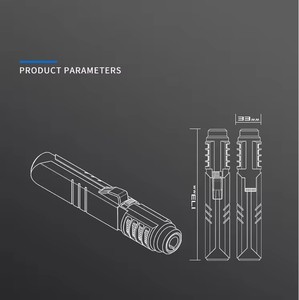 2023 Venta caliente portátil Pen Stick recargable encendedor de Gas butano barbacoa hornear al aire libre llama azul Jet antorcha encendedores personalizar - Product Image 5