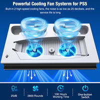 Support de contrôleur de console original en gros, station de charge verticale, ventilateur de refroidissement pour Playstation 5 PS5