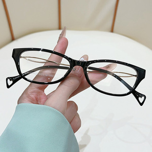Cat Eye Full Rim TR90 Eyeglasses <b>Frame</b> G6025 Lightweight Fashion Trend Women's Decorative Glasses - Product Image 1