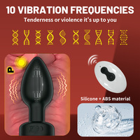 Vibromasseur anal sans fil à télécommande, 10 fréquences de vibration, jouets sexuels pour hommes et femmes
