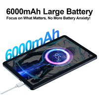 Tablet Terbaru V5 Pro Octa Core Layar IPS 10.1 inci Resolusi 1280x800 Baterai 6000mAh RAM 4GB USB Type-C Android 16 untuk Bisnis