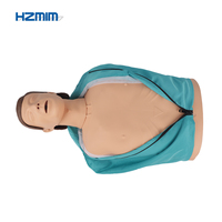 Simulador de RCP Ajustable de PVC para Adultos y Niños, para Entrenamiento y Enseñanza Médica, Maniquí de Entrenamiento de RCP