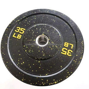 Plaques de pare-chocs Hi-Temp robustes Plaques de poids en caoutchouc recyclé pour <span class=keywords><strong>CrossFit</strong></span> - Product Image 5