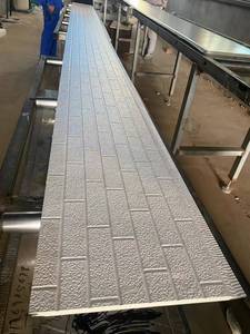 Panel Decorativo Exterior Metálico Tallado en PU, Revestimiento <span class=keywords><strong>de</strong></span> Pared Aislado, Panel <span class=keywords><strong>de</strong></span> Pared Tipo Sándwich para Exteriores, para Casas Contenedor Prefabricadas - Product Image 2