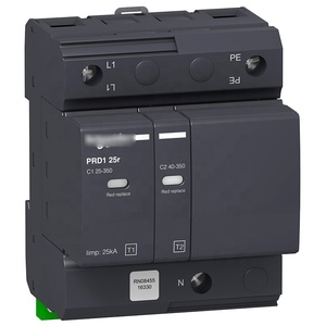 16332 Prd1 เครื่องป้องกันไฟกระชากแบบโมดูลาร์ T1/T2-3 โพล + N 230V ระบบจ่ายไฟแบบเสียบปลั๊กได้และถ่ายโอนระยะไกล - Product Image 3