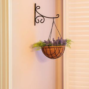 Metal Wall Hanging Plant <strong>Bracket</strong> Hanger <strong>Hook</strong> for Garden Planter Lanterns Bird Feeders - Product Image 6