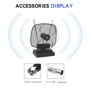 Antena de TV Digital HD de Alta Ganancia para Interiores, DVB T2, Material Plástico, VHF, Suministro de Fábrica ODM - Product Image 3