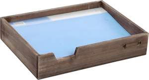 Luckywind nidification bois caisses de rangement décoratif artisanat caisses cuisine stockage en bois véritable décor rustique ferme boîte - Product Image 4