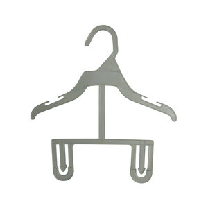 Ensemble <span class=keywords><strong>2</strong></span> pièces de cintres Lavinia en plastique transparent noir PP blanc à bas prix pour bébés et enfants Vente en gros d'usine - Product Image 1