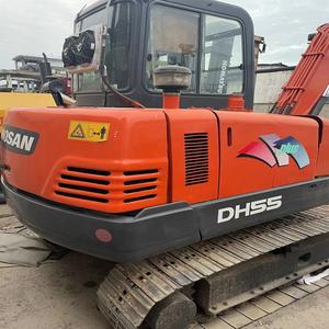 Corée Mini Doosan 55 tonnes 2022 pelle sur chenilles d'occasion avec roulement de pompe de boîte de vitesses de moteur et PLC à vendre - Product Image 2