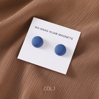 2 PCS/Pack Logo personnalisé personnalisé Vente en gros Épingle magnétique pour hijab pour femmes Écharpe musulmane Accessoires pour châle musulman Épingle magnétique pour hijab musulman