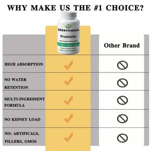 OEM Vente chaude - Personnalisable - Complément probiotique Akkermansia Muciniphila - 100 millions d'UFC de probiotiques pour hommes et femmes - Product Image 4