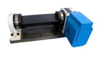 Accessoire de centre d'usinage de plateau tournant CNC de 250 mm avec plaque de division de quatrième axe Composants de moteur et de roulement de boîte de vitesses en acier
