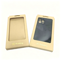 Boîte d'emballage pour téléphone portable en kraft brun à prix avantageux