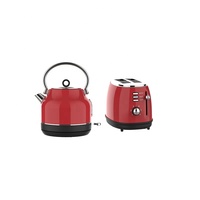 Dernière Conception Accueil Petit Déjeuner Faire Acier Inoxydable 1.7L Bouilloire et 2 Tranches Pain Grille-Pain Ensemble