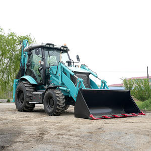 جرار جرافة جرافة مستعملة 4x4 جرافة ورافعة تحميل مع مسار retroccavadora جرافة صغيرة - Product Image 4