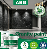 Peinture acrylique robuste à base d'eau pour pierre, peinture murale imitation granit pour travaux de façades de bâtiments de grande hauteur