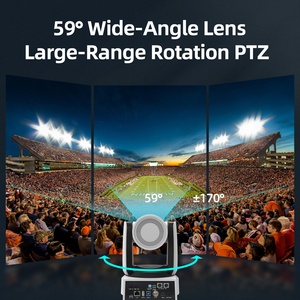 กล้อง PTZ 4K60fps NDI ซูม 30 เท่า ติดตามอัตโนมัติด้วย AI รองรับแสงน้อยพิเศษ สำหรับการผลิตวิดีโอสด งานโบสถ์ กล้อง PTZ 4K - Product Image 6