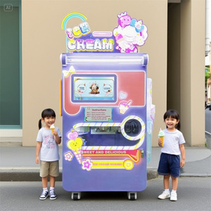 เครื่องทำไอศกรีมอัจฉริยะระบบอัตโนมัติอัตโนมัติตลอด24ชั่วโมงเครื่องจำหน่ายหน้าจอสัมผัสสินค้าใหม่สำหรับนมนุ่ม - Product Image 1