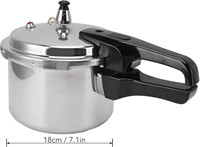 Casserole en alliage d'aluminium, design anti-explosion, poignée résistante à la chaleur, extérieur poli - Casseroles multi-capacités (3L-20L)