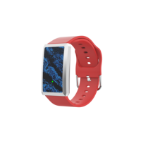 IP68 Wasserdichtes Gewebtes Stoffarmband Körperzusammensetzung Menstruationszyklus-Tracking Fitness F360 Bildschirmloses Smart-Armband-Uhr