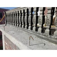 Moules en ciment à motifs sculptés pour balustrades, modèles de balcon de style européen, vases de clôture, balustrades de colonnes romaines, moules de piliers de villa
