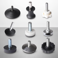 RUNNYWATER Metall Verstellbare Gleitschrauben-Möbelfüße - Modernes Design für Esszimmer, Wohnzimmer & Sofa
