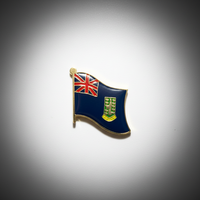GREPAS GIFTS Épinglette drapeau des Îles Vierges britanniques de 1 pouce, épinglette patriotique mondiale pour chapeau