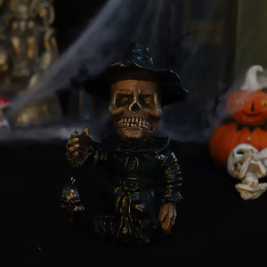 Polyrésine fantôme Figurine horreur spectre résine ornement squelette Statue crâne homme Sculpture Halloween décor à la maison nouveauté cadeaux - Product Image 5