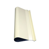Profils de plafond carrés en aluminium en forme de goutte d'eau modernes, décoratifs, ignifuges et anticorrosion pour hôtels