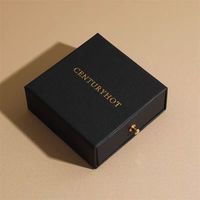 Boîtes à bijoux en carton YZ en gros avec tiroir de rangement pour colliers et bagues, doublure en éponge, emballage en papier pour cadeau
