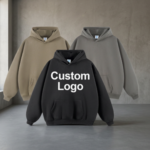 Sudadera con Capucha de Alta Calidad para Invierno, Informal, de Forro Polar, Mezcla de Poliéster/Algodón, Talla Grande, Venta al por Mayor, Impresión de Logotipo Personalizado, Bordado - Product Image 3