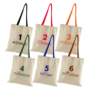 Sac fourre-tout en coton biologique écologique de 12 oz pour les courses quotidiennes, en toile avec impression numérique, recyclable - Product Image 4