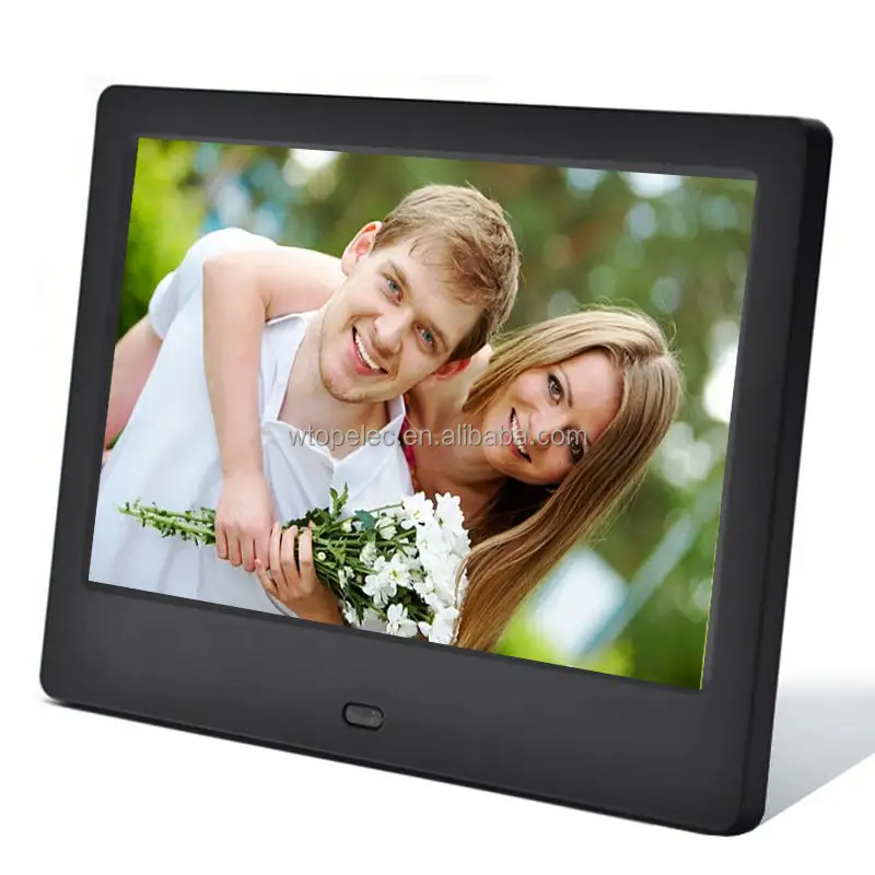 Wetop Ultra slim 7 8 10 Inch Digital photo frame advertising player videos pictures MP3 MP4 play Christmas gift cheap price