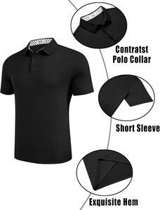 Nouveaux polos personnalisés pour hommes, vente en gros, vêtements décontractés et d'extérieur, 100% coton, polos pour hommes en vente à prix abordable - Product Image 4