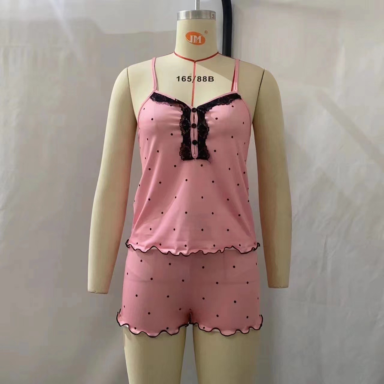 Pink black dots